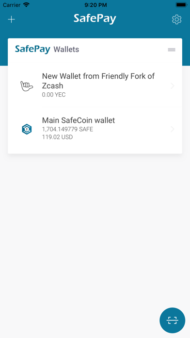 SafePay Cryptocurrency Wallet screenshot 2