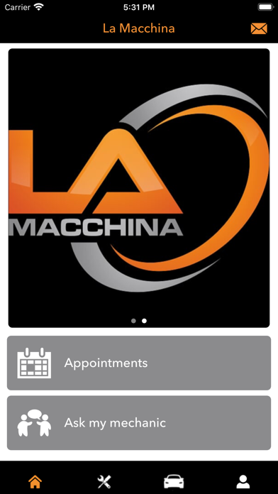La Macchina app screenshot