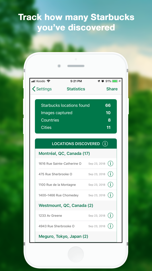 #4. Find My Latte (iOS) By: Besher Al Maleh