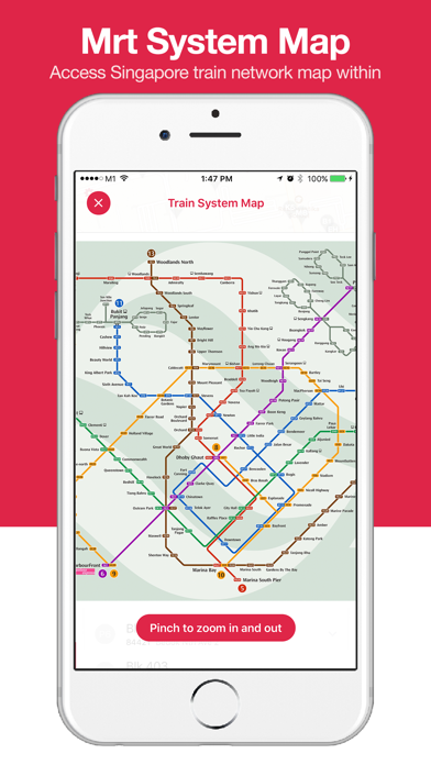 Singabus - Bus Timing + MRT Screenshot