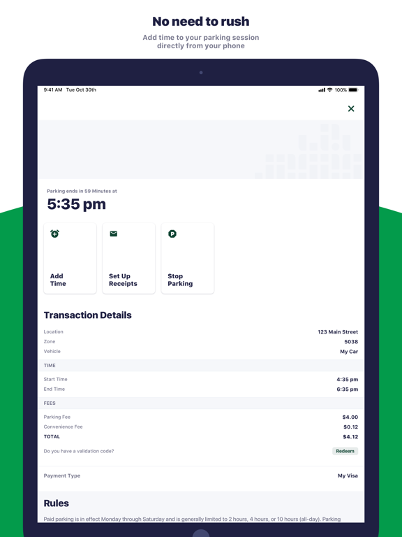 Spot On - MSU Parking iPad screenshot 4 - Travel app