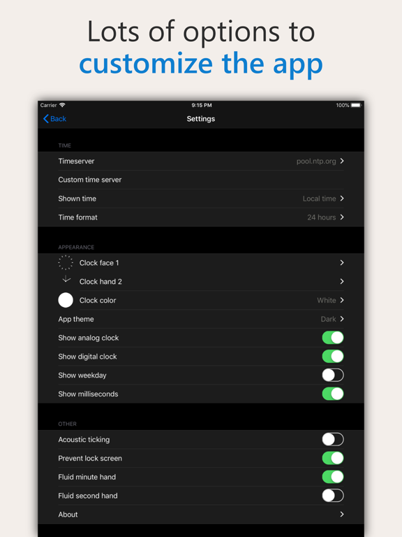 Screenshot #6 pour AtomicClock: NTP Time