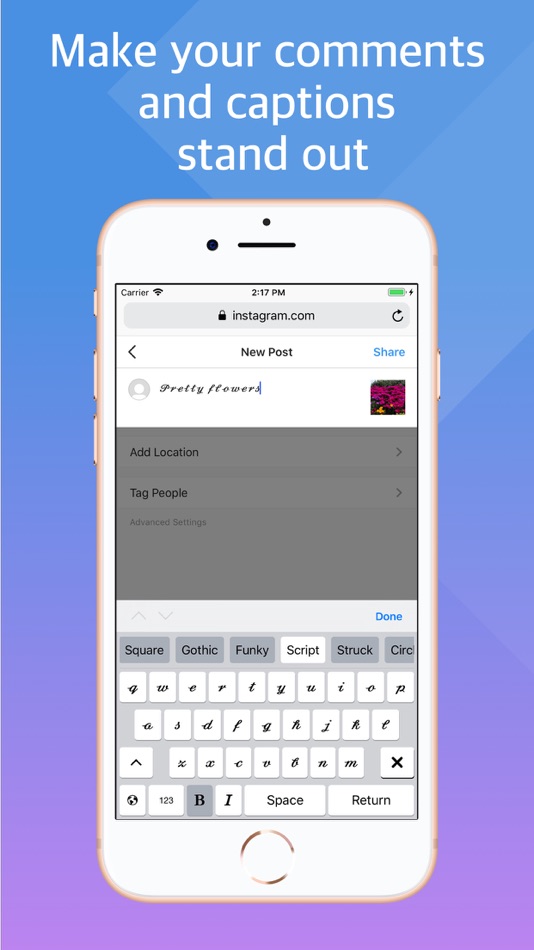 #2. Awesome Fonts Keyboard (iOS) 来自: Access Creativity Labs LLC
