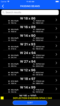 Steel Beams Bulk Checker screenshot 2