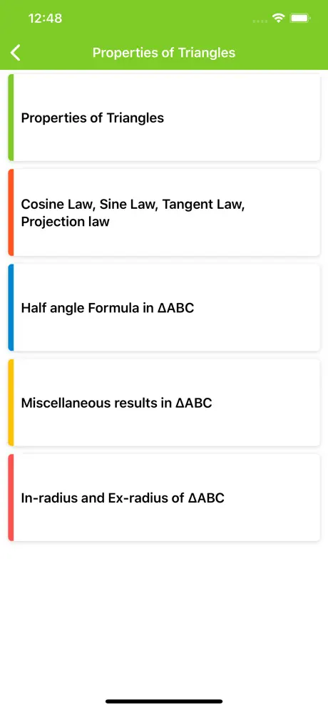 Trigonometry Formulas