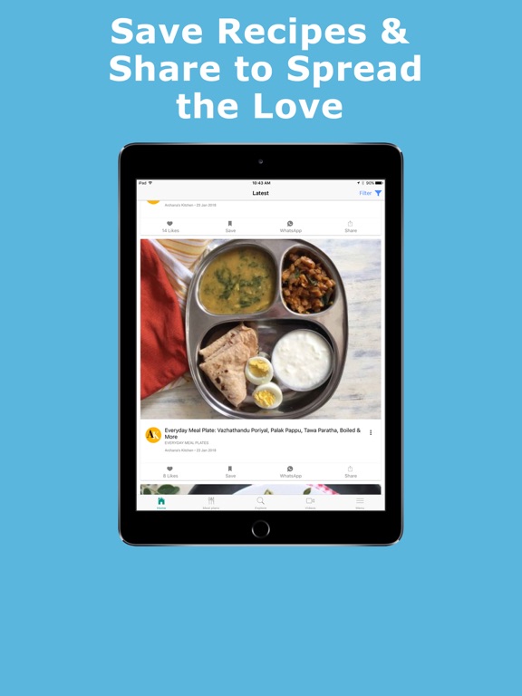 Archana's Kitchen iPad screenshot 5 - Food & Drink app