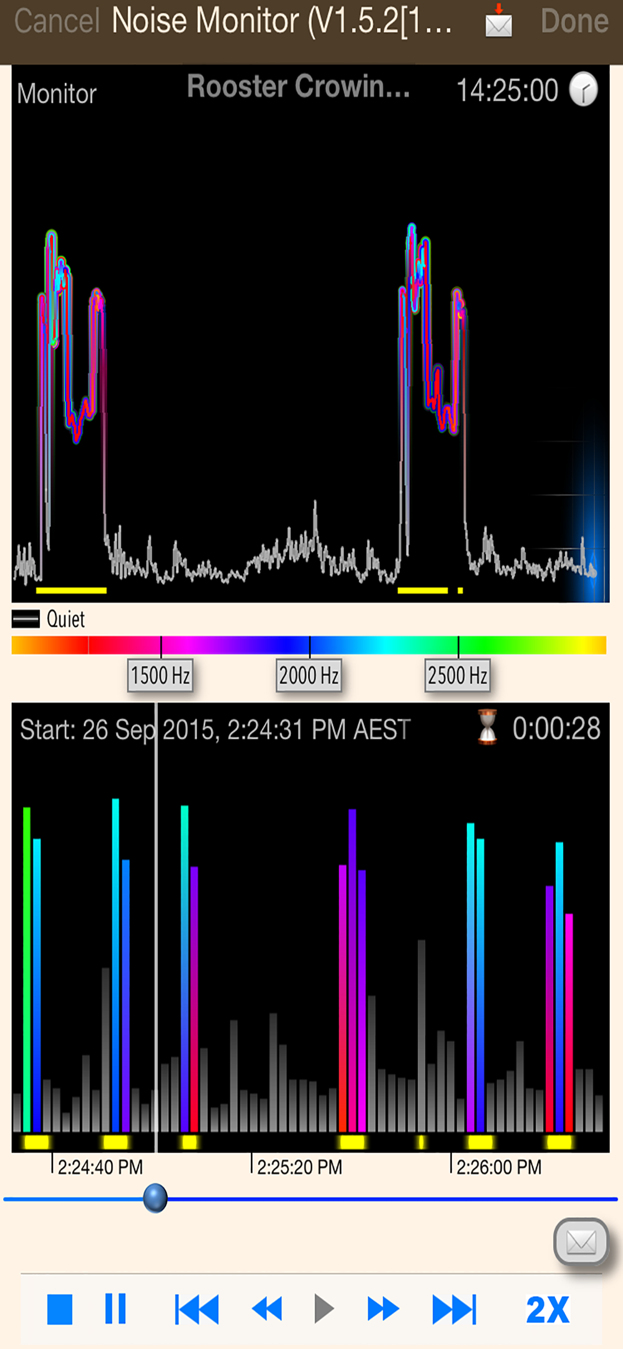 Noise Monitor and Analysis screenshot 2