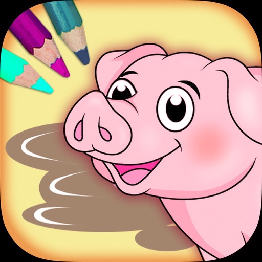 Animals Coloring Pages - Book icon