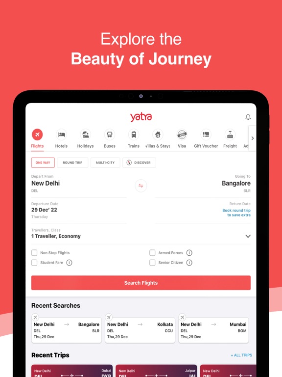 Screenshot #5 pour Yatra - Flights, Hotels & Cabs
