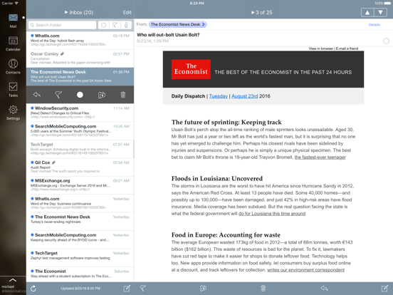 Mail+ for Outlook iPad screenshot 4 - Business app