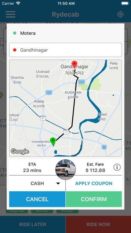 Rydecab screenshot-5