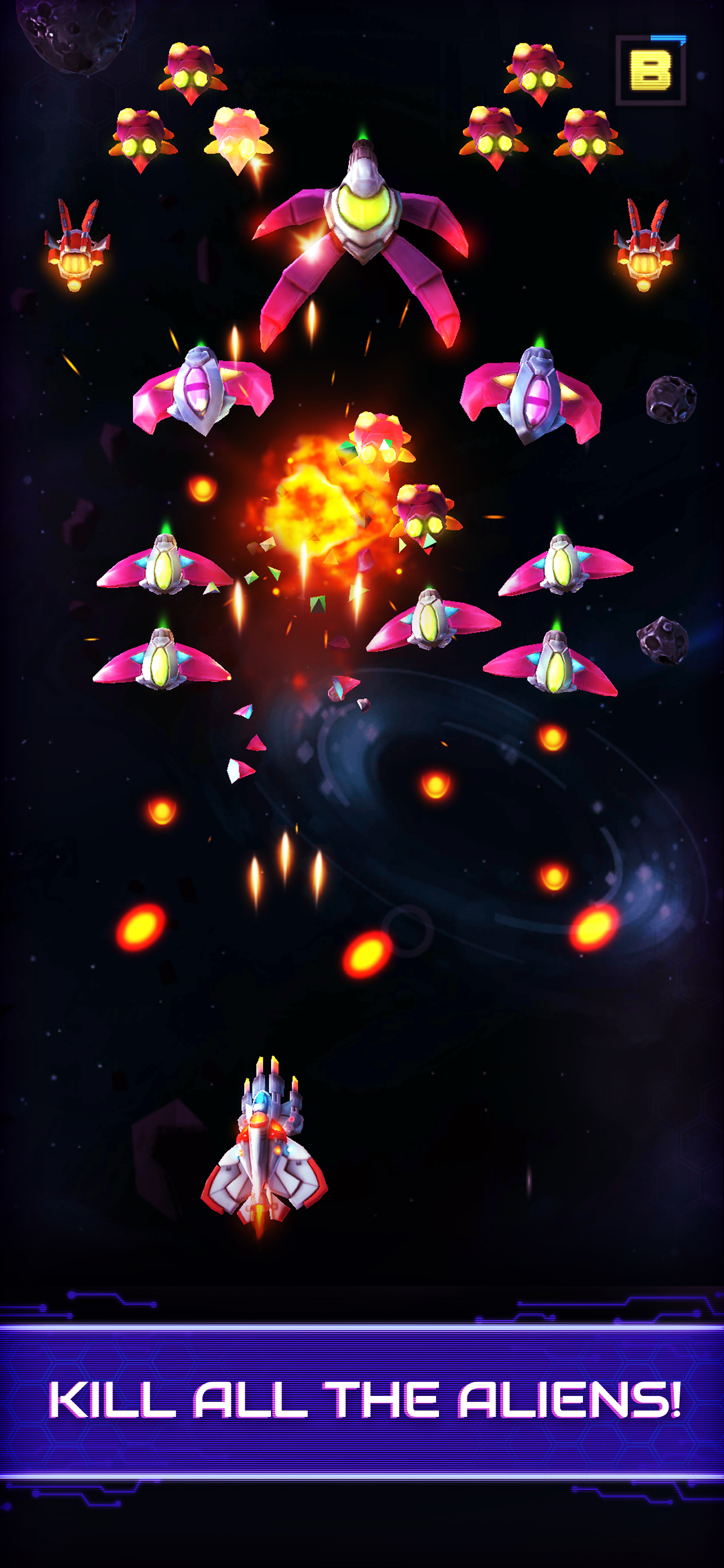 Neonverse Invaders Shoot'Em Up