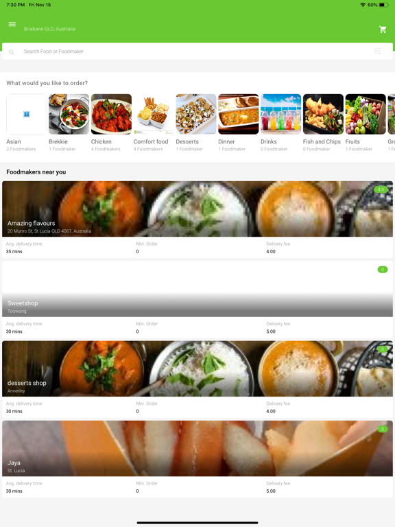 Chefme: #BestLocalFoodDelivery iPad screenshot