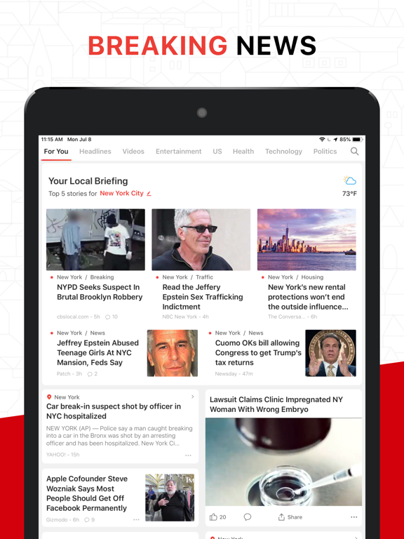 iPad Image of News Break: Local & Breaking
