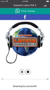 Estación Latina 104.3 screenshot
