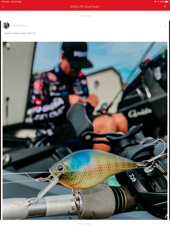 BASS 365 LIVE iPad screenshot 3 - Sports app