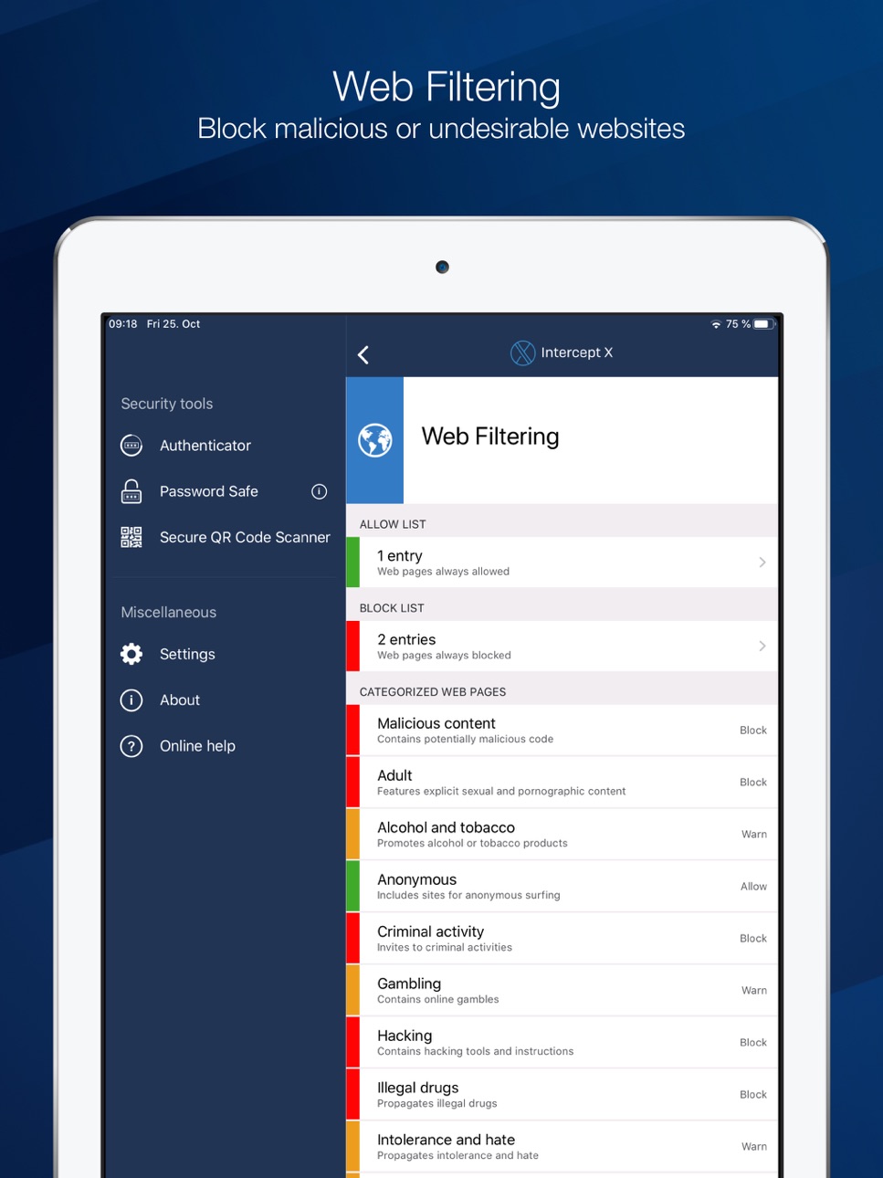 iPad screenshot