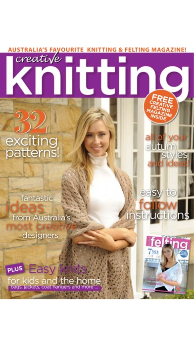 Creative Knitting Australia Screenshot