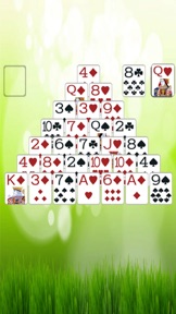 Pyramid Solitaire for iPhone. screenshot
