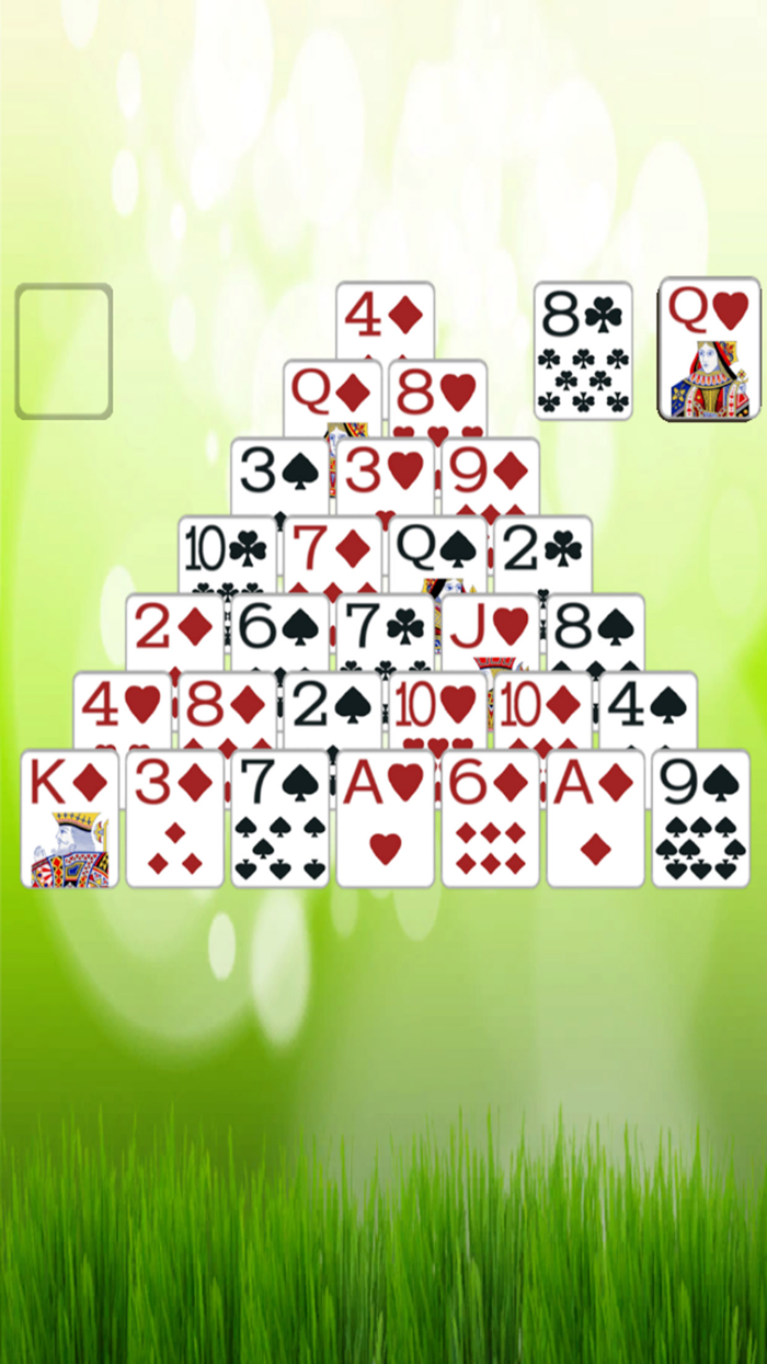 Pyramid Solitaire for iPhone.