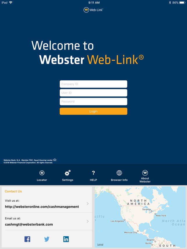 Webster Web-Link® for Business on the App Store