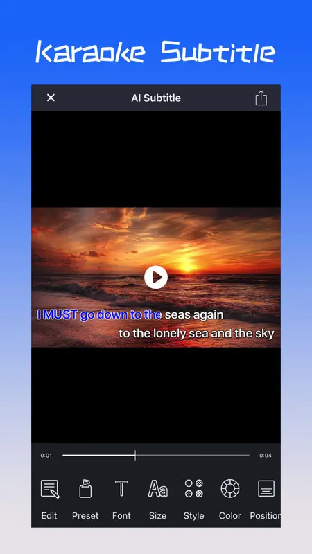 AI Subtitle - Video subtitles screenshot 2 of 3