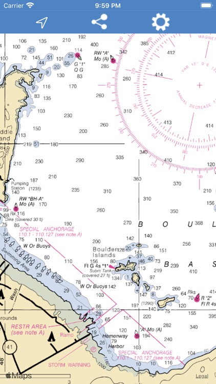 Lake Mead Boating Charts
