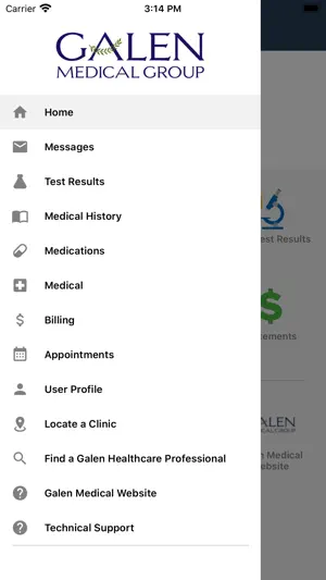 MyGalen screenshot 2