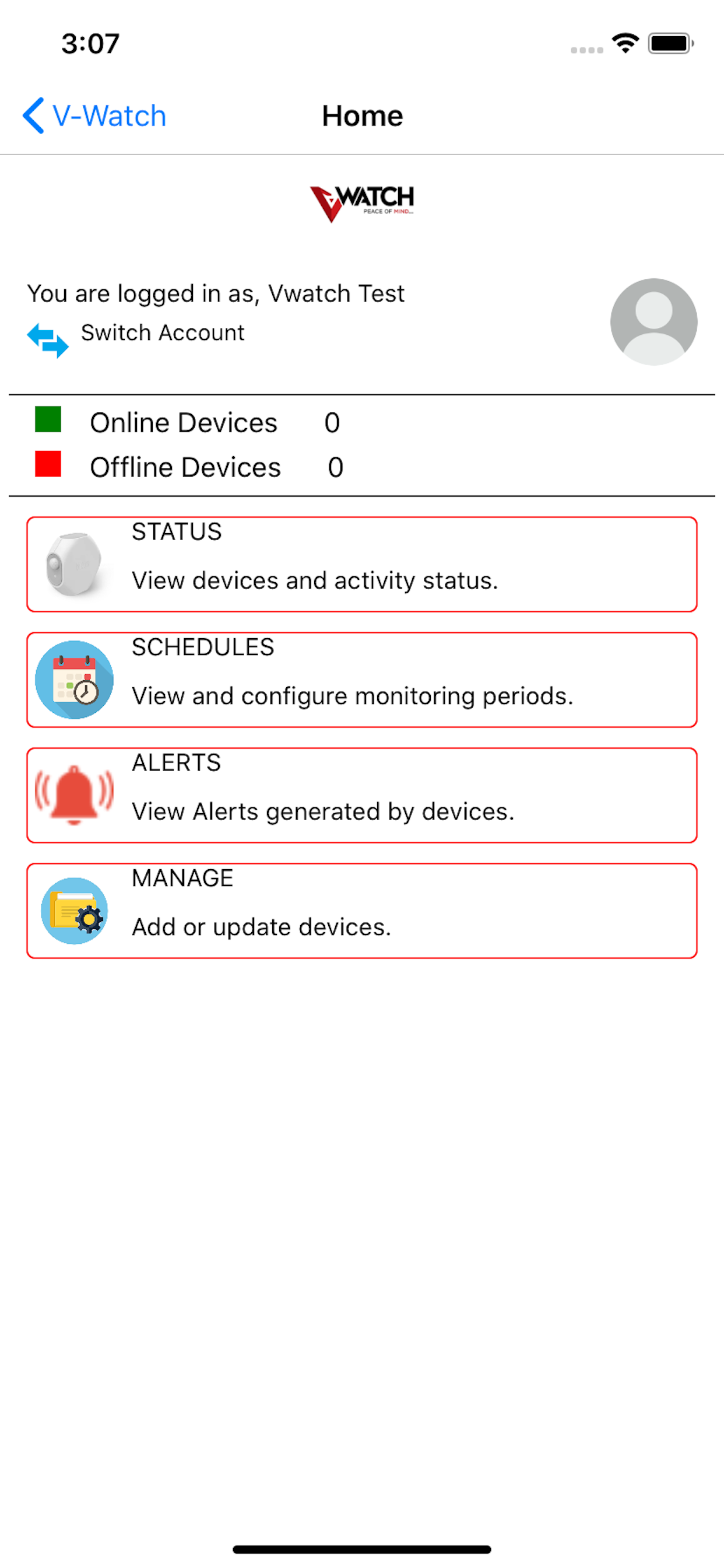 V-Watch screenshot 2