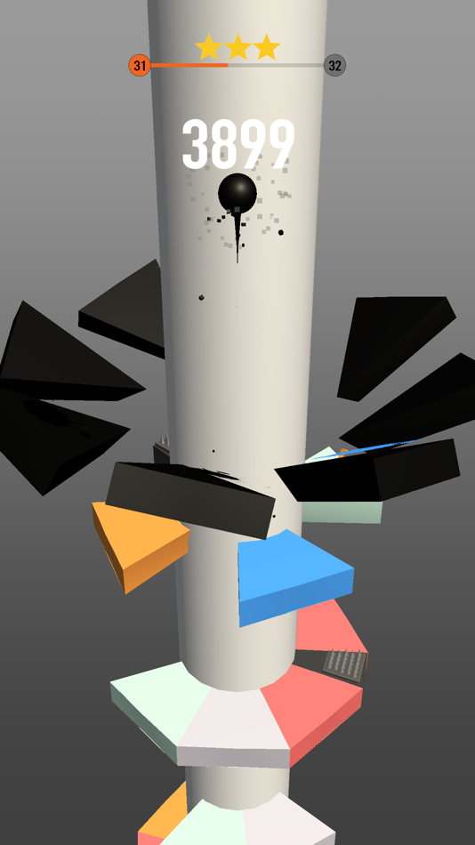 #1. Helix Poly Color Switch Game (iOS) Podle: Salman Jan