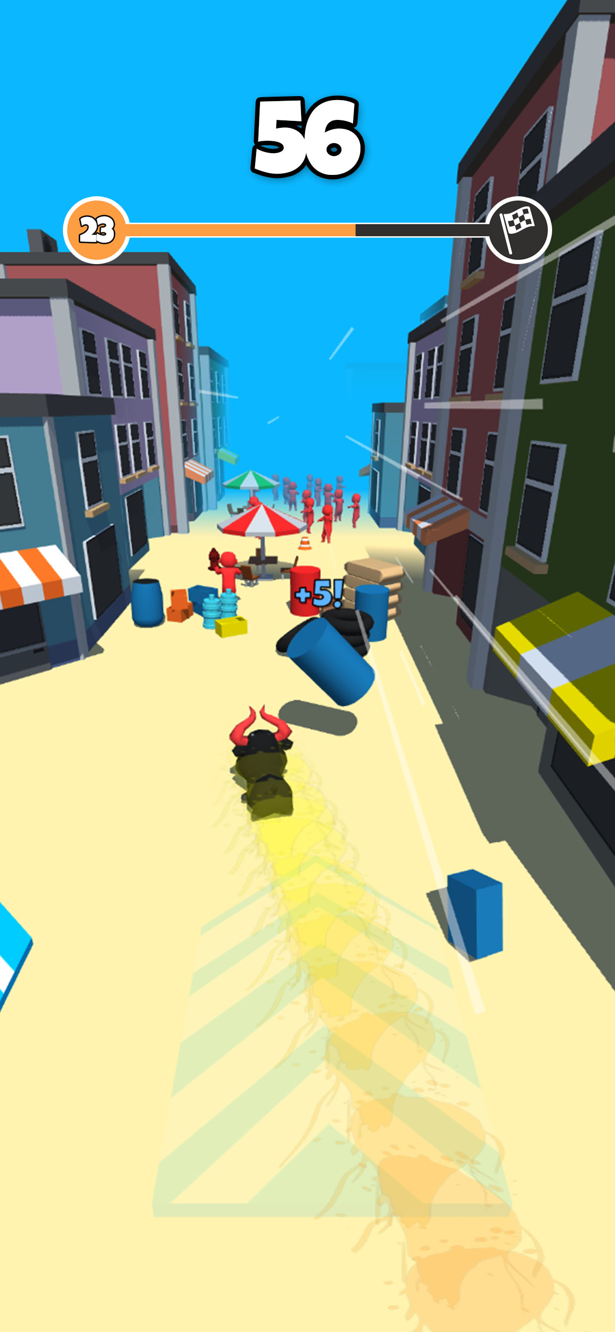 Angry Bull Chase
