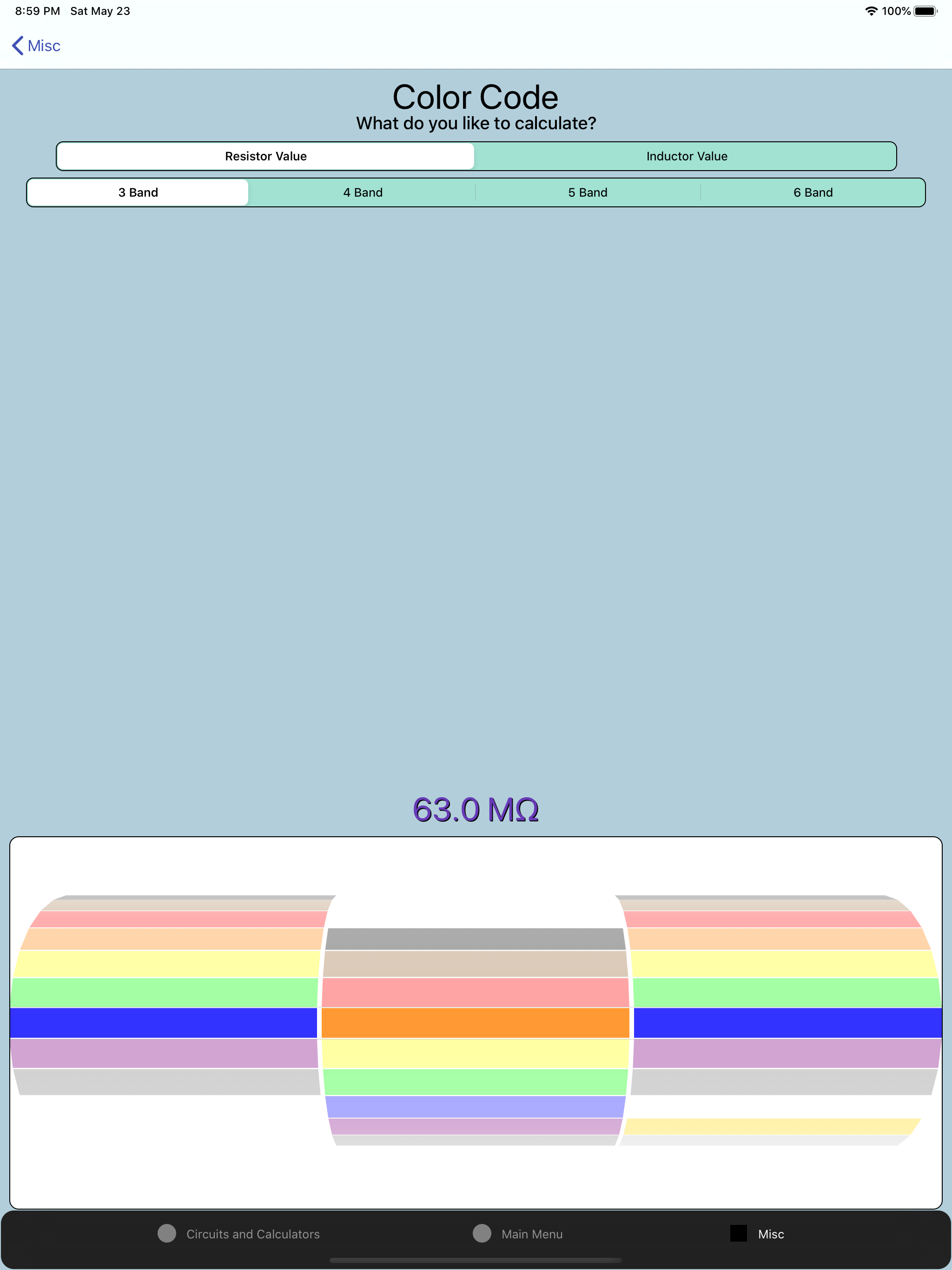 Electronics Circuit Calculator
