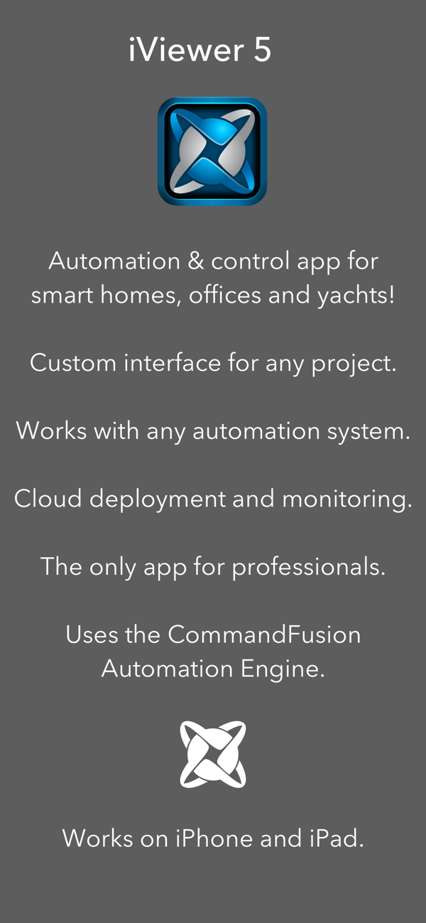 iViewer 5 - CommandFusion iViewer可让您用iPad、