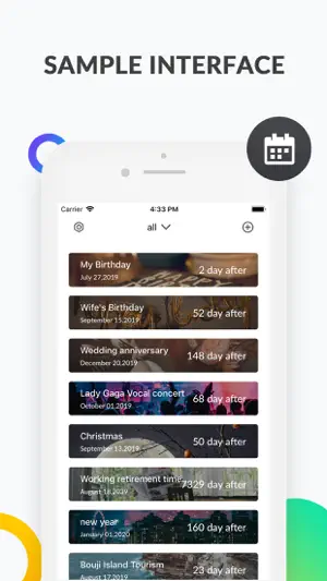 Countdown ◉ screenshot 5