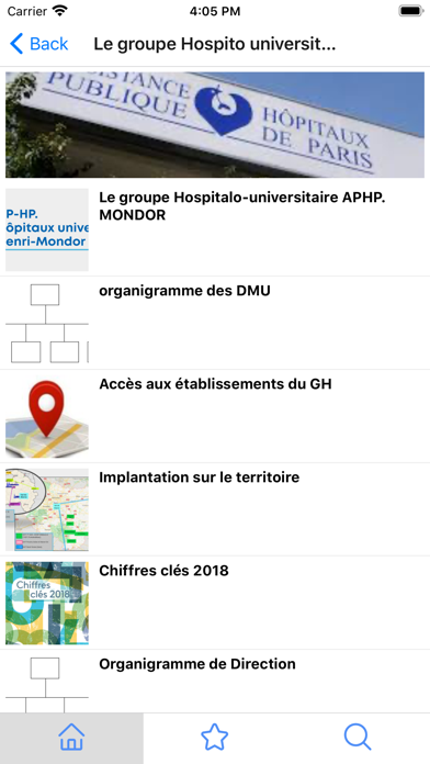 GHU Mondor Livret Internes Screenshot