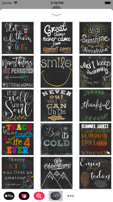 Chalkboard Quotes Art screenshot 4