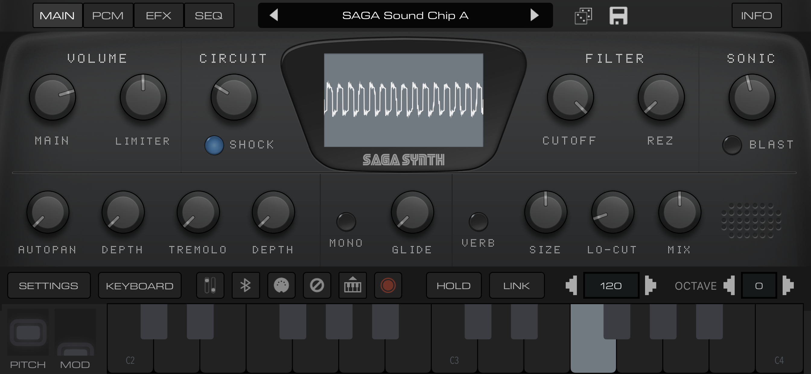 SAGA Synth | 16-Bit Sonic Fun!