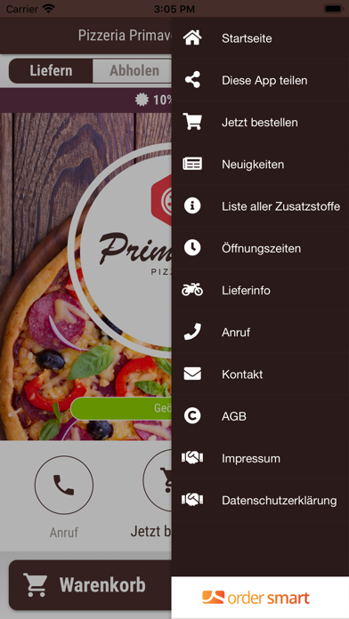 Screenshot #2 pour Pizzeria Primavera Rottenburg