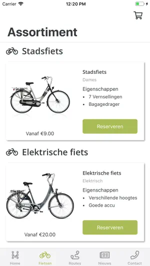 Hoegen Fietsverhuur screenshot 2