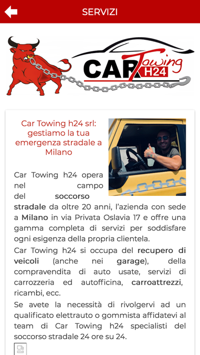 Screenshot #2 pour Soccorso Stradale h24