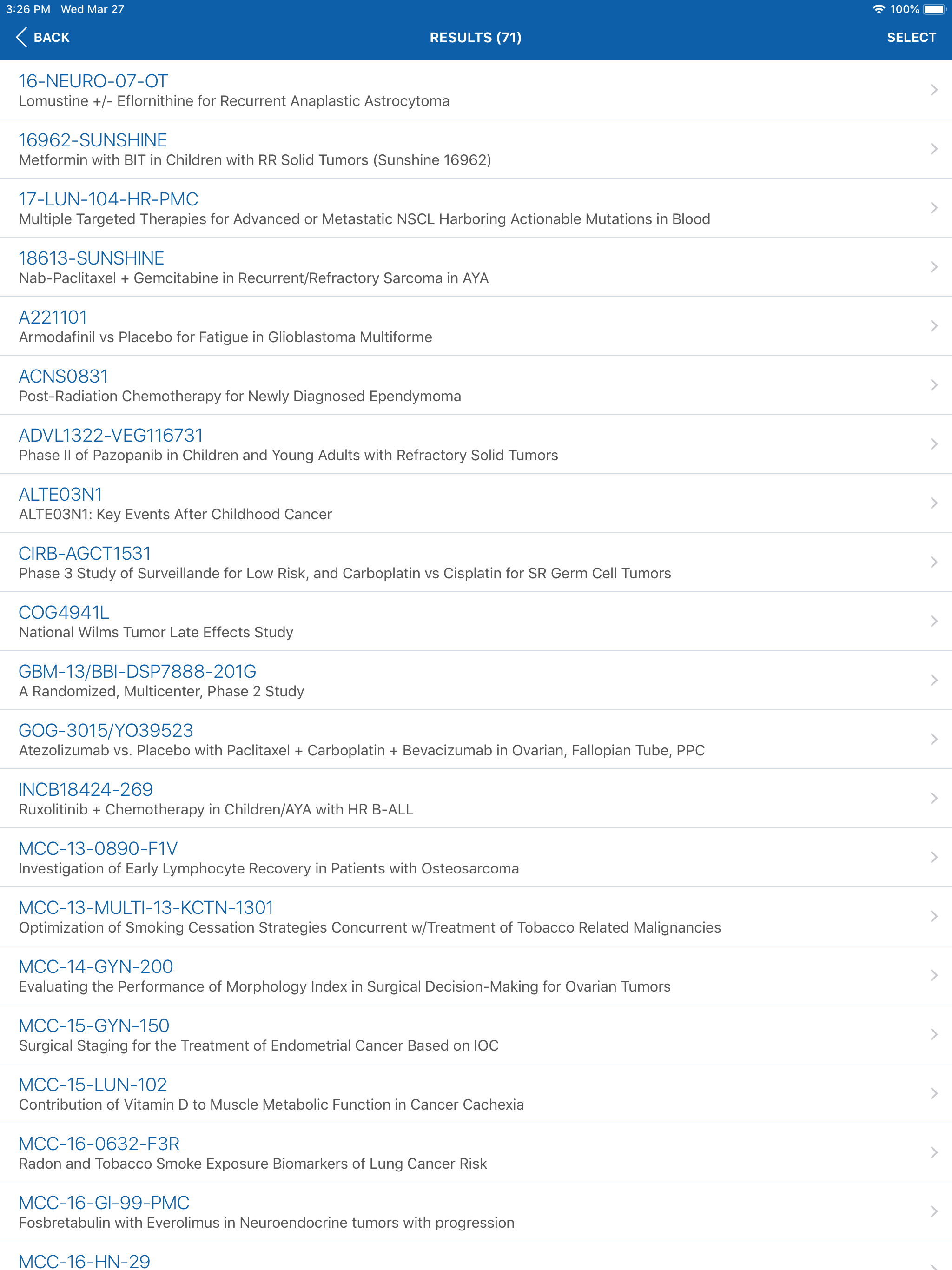 Markey Cancer Clinical Trials screenshot 7