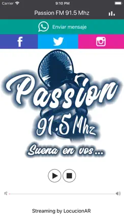 Passion FM 91.5 Mhz iPhone image 2