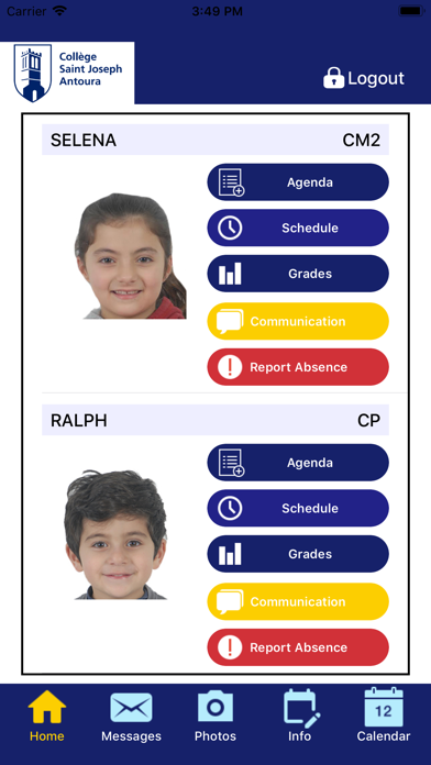 Screenshot #2 pour CSJ Antoura - Parents App