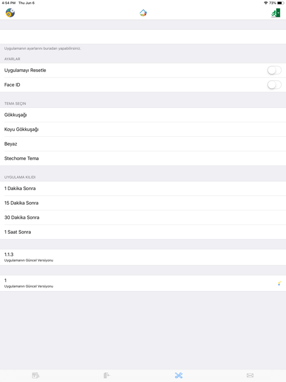 Stechome iPad screenshot