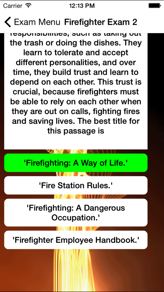 #3. Firefighter Exam Prep (iOS) 由: Feraco media Inc.