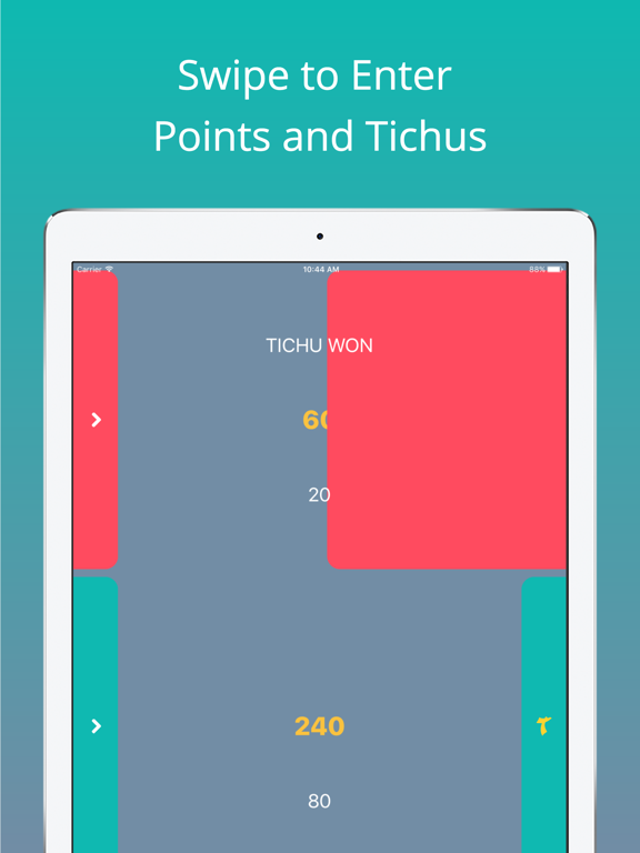 Tichu Helper iPad screenshot 1 - Games app