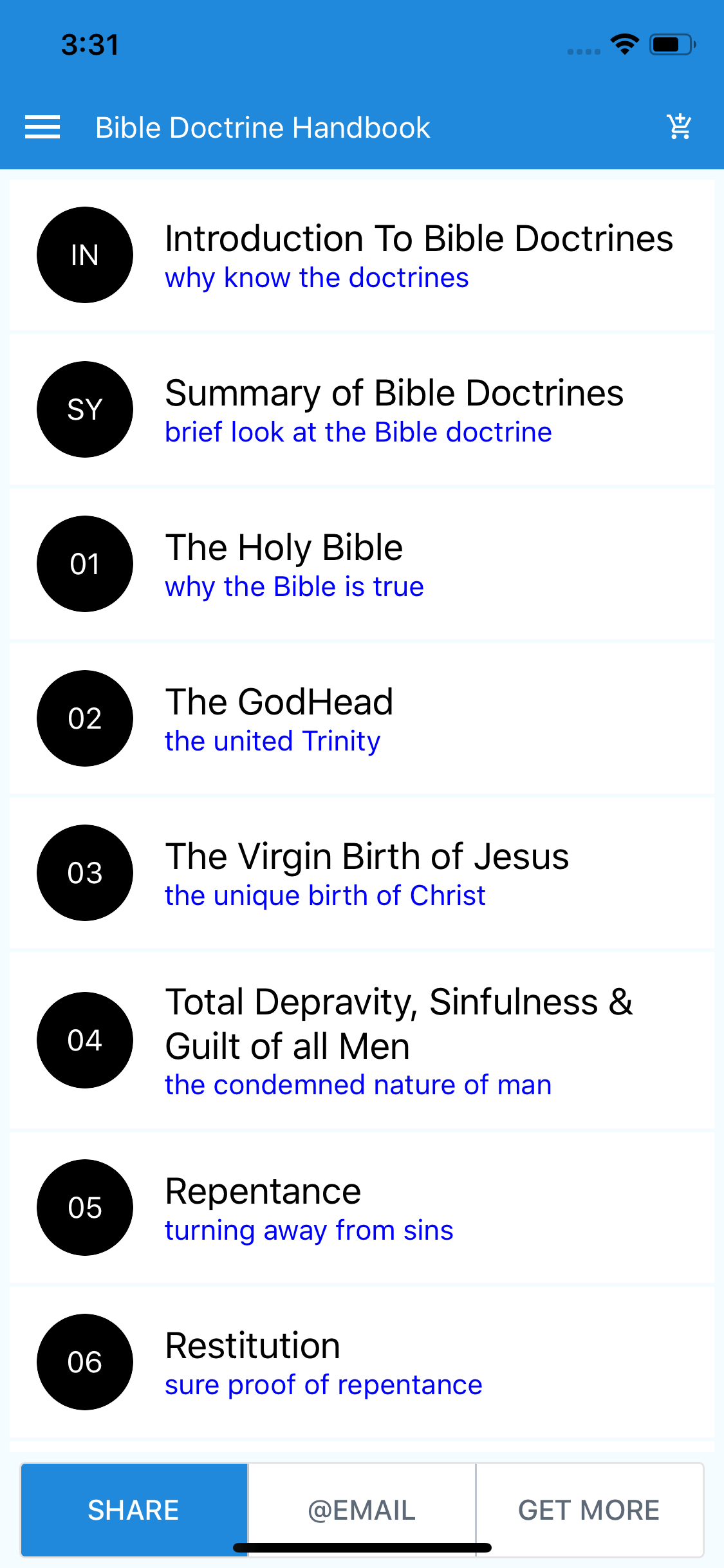 BDH - Bible Doctrine Handbook