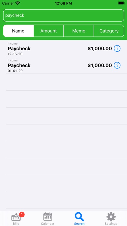 myBill$ screenshot-5