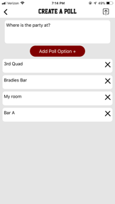 The College App screenshot