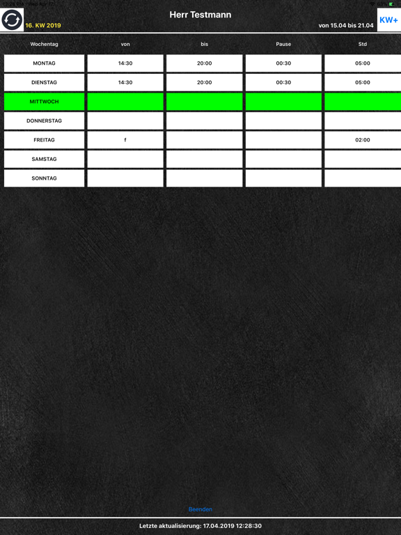 Screenshot #5 pour E Wochenplan